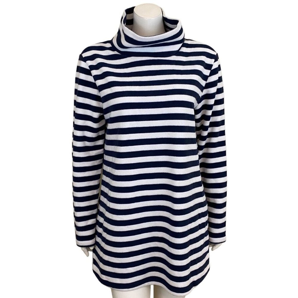 Dudley Stephens Striped Turtleneck Sweatshirt